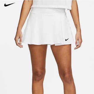 Nike DRI-FIT กระโปรงเทนนิส ผ้าถัก แห้งเร็ว เป็นมิตรกับสิ่งแวดล้อม สําหรับผู้หญิง DH9553