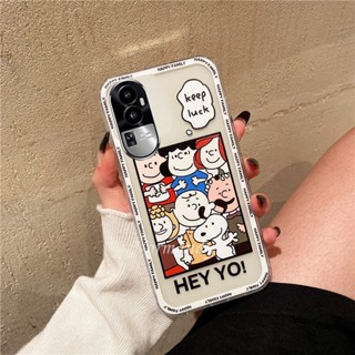 พร้อมส่ง ใหม่ เคสโทรศัพท์มือถือ ซิลิโคนนิ่ม TPU บางมาก กันกระแทก ลายการ์ตูน Snoopy Family น่ารัก สําหรับ OPPO Reno10 Pro+ Reno 10 Pro Plus 5G 2023