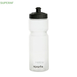 Superaf ขวดน้ําพลาสติก ไร้สาร BPA ขนาด 750 มล. กันรั่วซึม สีขาว สําหรับตั้งแคมป์ เดินป่า เล่นกีฬา ปั่นจักรยาน