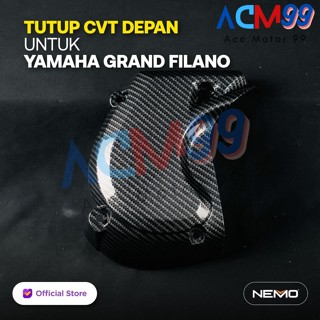 ฝาครอบด้านหน้า แบบคาร์บอน สําหรับ Yamaha Grand Filano Nemo