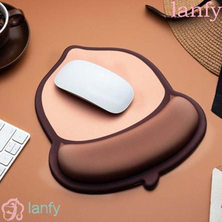 LANFY แผ่นรองเมาส์ รองข้อมือ ลายการ์ตูน แบบสร้างสรรค์ สําหรับคอมพิวเตอร์ สํานักงาน