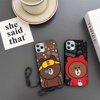 เคสโทรศัพท์มือถือ กันกระแทก ลายการ์ตูนหมีบราวน์ สําหรับ Blackview A100 A95 A90 A80 A80S A85 A70 A60 A53 Pro A52 A50