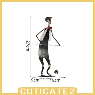 [Cuticate2] ฟิกเกอร์โลหะ รูปปั้นนักดนตรี สําหรับตกแต่งบ้าน คาเฟ่