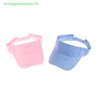 Strongaromonyu หมวกกอล์ฟ หมวกเทนนิส กันแดด ระบายอากาศ ปรับได้ ป้องกันรังสียูวี 1 ชิ้น