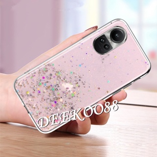 พร้อมส่ง เคสโทรศัพท์มือถือ ซิลิโคนนิ่ม TPU ใส แต่งกลิตเตอร์ ระยิบระยับ สําหรับ OPPO Reno10 Pro Plus Pro+ 5G Reno 10 10Pro Reno10Pro+