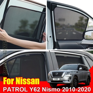 ม่านบังแดดรถยนต์ แบบตาข่าย สําหรับ Nissan PATROL Y62 Nismo 2010-2020 GX 460