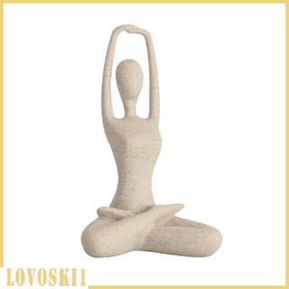 [Lovoski1] ฟิกเกอร์รูปปั้นโยคะ นามธรรม สําหรับผู้หญิง