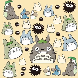 สติกเกอร์ ลายการ์ตูนอนิเมะ My Neighbor Totoro น่ารัก กันน้ํา สําหรับติดตกแต่งกระเป๋าเดินทาง แล็ปท็อป โทรศัพท์มือถือ แท็บเล็ต