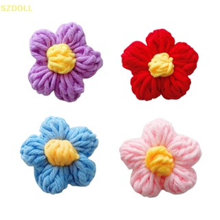 [cxSZDOLL] เข็มกลัดถัก ลายดอกไม้ แฮนด์เมด สําหรับผู้หญิง