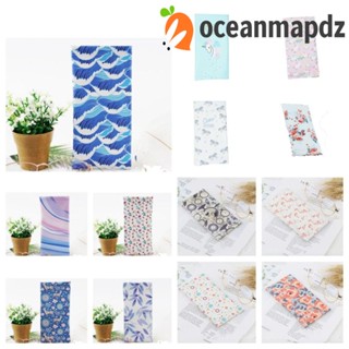 Oceanmapdz เคสแว่นตา หนัง PU ลายการ์ตูนยูนิคอร์น ปิดในตัว กันน้ํา เรียบง่าย สําหรับผู้ชาย