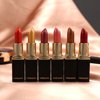 Spot# Cross-border e-commerce products HANDAIYAN mermaid Ji shiny metal pearlescent color-changing and temperature-changing lipstick gold lipstick 8jj