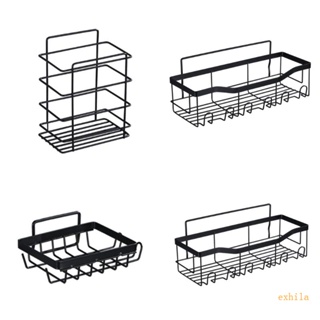 Exhila ชั้นวางของติดผนังห้องน้ํา แขวนได้ จัดระเบียบ ห้องน้ํา ล้างหน้า จัดระเบียบ