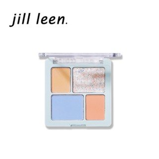 Jill Leen อายแชโดว์พาเลท สี่สี ไฮไลท์ ติดทนนาน ทาง่าย ไม่เลอะ แต่งหน้า