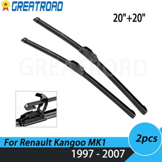 ใบปัดน้ําฝนกระจกหน้ารถยนต์ LHD 20 นิ้ว + 20 นิ้ว สําหรับ Renault Kangoo MK1 1997-2007