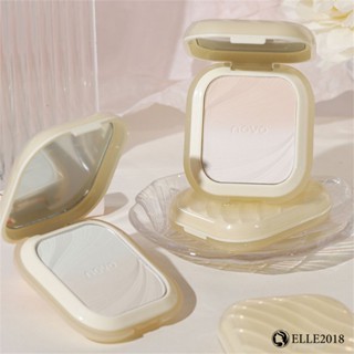 NOVO Soft Focus Makeup Powder Cake Damp Dual -use Makeup Oil Control Long Waterproof Waterproof Anti -sweat does not Take Off Makeup 【elle20181_th】