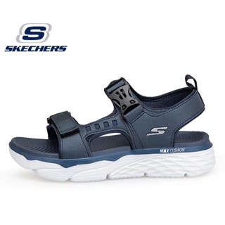 พร้อมส่ง รองเท้าแตะ Skechers_ MAX CUSHION GOGA MAX Velcro ขนาดใหญ่ สําหรับผู้ชาย (ไซซ์ 40-45)