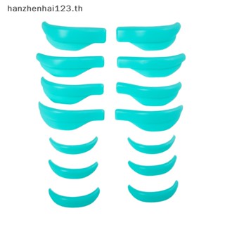 Hanhai แผ่นซิลิโคน 3D อุปกรณ์เสริม สําหรับดัดขนตา 7 คู่