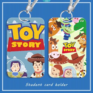 พวงกุญแจ ลายการ์ตูน Toy Story น่ารัก ใส่บัตรเครดิต บัตรประจําตัวประชาชน นักเรียน ผู้หญิง ผู้ชาย เดินทาง รถบัส ธุรกิจ [ZK]