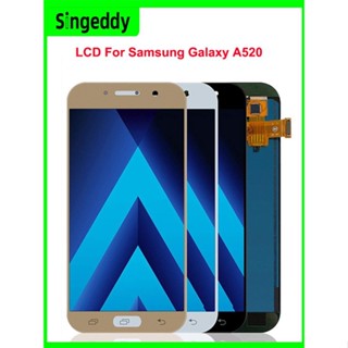 อะไหล่หน้าจอสัมผัส LCD แบบเปลี่ยน สําหรับ Samsung Galaxy A520