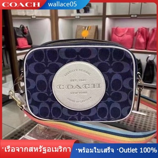 Dempsey Camera Bag In Signature Jacquard C2822 กระเป๋ากล้อง COAC H กระเป๋าสะพาย