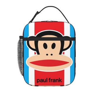 Paul Frank กระเป๋าใส่กล่องอาหารกลางวัน แบบพกพา สําหรับเด็กนักเรียน