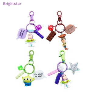 Brightstar 1 ชิ้น การ์ตูนน่ารัก Toy Story พวงกุญแจ Ch พวงกุญแจรถ พวงกุญแจ ใหม่