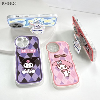 【ฟรี ที่วางโทรศัพท์】Xiaomi Redmi K30 K20 Pro สำหรับ Soft TPU Clear Case การ์ตูน Characters เคส เคสโทรศัพท์ เคสมือถือ เคสนิ่ม Big Wave Shockproof Cover