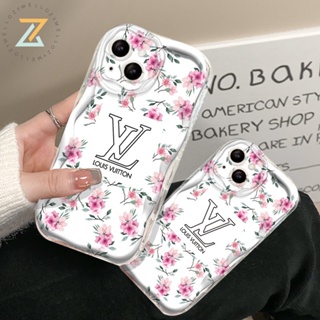 เคสโทรศัพท์มือถือซิลิโคน ลายดอกไม้ สีชมพู สําหรับ OPPO Realme C53 C33 C55 C35 Realme 10 4G Realme C21Y C25Y Realme C15 C25 5S 5I C2 Narzo 50A Prime Narzo N55