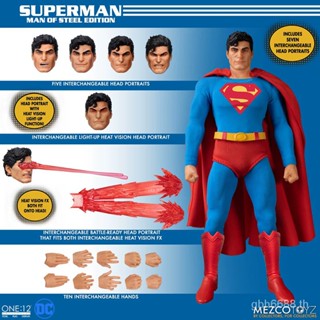 พร้อมส่ง โมเดลฟิกเกอร์ MEZCO ONE:12 Superman Body of Steel Justice League ของเล่น ของสะสม สําหรับเด็ก