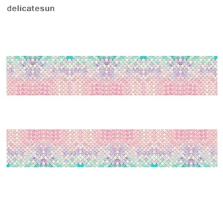 Delicatesun ชุดจานชามกระดาษ ลายนางเงือกน้อย แบบใช้แล้วทิ้ง สําหรับตกแต่งปาร์ตี้วันเกิดเด็ก