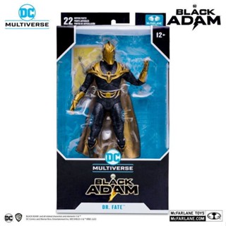 Mcfarlane ดร. สีดํา ฟิกเกอร์ Adam Fate ขนาด 23 ซม. ของเล่นสําหรับเด็ก 3QIV