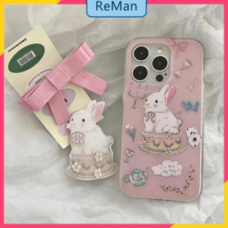 เคสโทรศัพท์มือถือ ลายกระต่ายน่ารัก สําหรับ Iphone Apple 14 11 13promax 12pro 14Promax 14plus 13 12pro 12 11 pro max Xr Xs max 7 8 Plus 13 pro max 13 12 12pro 11promax