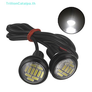 Trillioncatalpa โคมไฟ LED 12V 15W 2 ชิ้น สําหรับติดรถยนต์