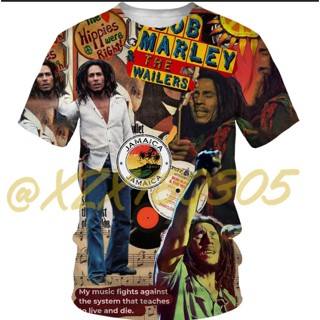 (ทั้งหมดในสต็อก Xzx180305)Bob Marley Buffalo Soldier เสื้อเชิ้ต ลายเดรดล็อก สไตล์วินเทจ 3D 12