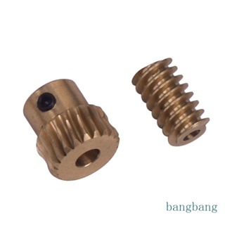 Bang 0 5 Modulus เฟืองตัวหนอนมอเตอร์ ทองแดง ขนาดเล็ก ลดอัตราส่วน 1 10