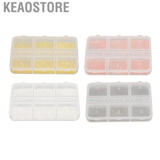 Keaostore Nail Art Bead Home Salon Exquisite DIY Metal Mini Beads Decoration For