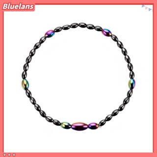 Bluelans สร้อยข้อเท้า ประดับลูกปัดแม่เหล็ก สีรุ้ง สําหรับผู้หญิง