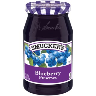 Smuckers Blueberry Preserved สมัคเกอร์แยมบลูเบอรี่ 340 g. (05-8183)