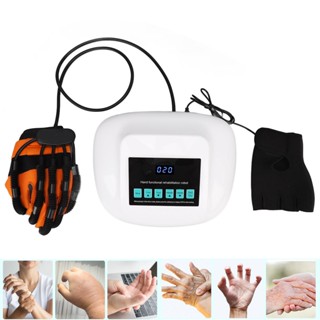 Fairy &amp; Magic Finger Rehabilitation Trainer นิวเมติกกระจกซ้ายถุงมือขวามือ Orthosis สำหรับ Stroke US Plug 110-240V