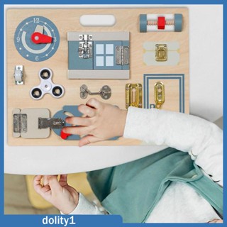 [Dolity1] บอร์ดไม้ ของเล่นเสริมการเรียนรู้ สําหรับเด็ก