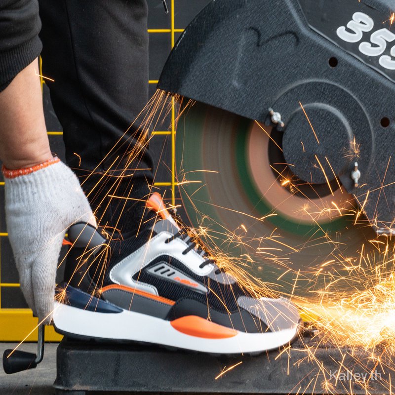 High Quality Indestructible Safety Shoes Men Work Sneakers Light Security Boots Men Puncture-Proof work Boots Steel Toe Shoes 04BT