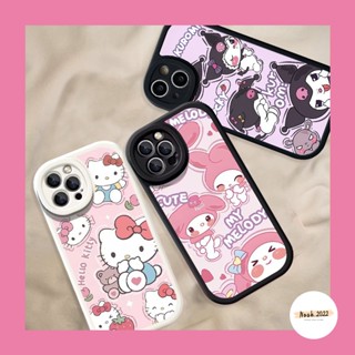 เคสมือถือ ลายการ์ตูนคิตตี้ สําหรับ Realme C53 C15 C55 C35 C11 C30 C31 C21Y C12 6s 5 9i 8 6i 10 Pro+ C25Y C25s C20 C21 C1 C17 C2 C20A 8i 6 5i 7i 8Pro ปกอ่อน