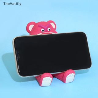 [TheVatifly] ฟิกเกอร์อนิเมะ Toy Story Strawberry Bear แบบพกพา สําหรับตกแต่งโต๊ะ [Preferred]