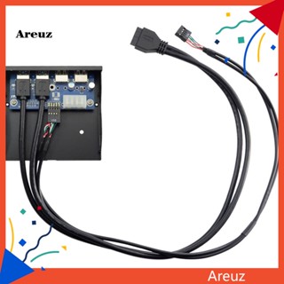 Are แผงหน้าฟล็อปปี้ไดรฟ์ 4 ฮับ USB 30 20 19 9PIN 35 นิ้ว สําหรับคอมพิวเตอร์ตั้งโต๊ะ