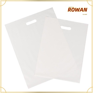 ROWANS ถุงพลาสติก แบบพกพา ขนาด 7.8 นิ้ว x 12 นิ้ว / 12 นิ้ว x 15.7 นิ้ว สําหรับใส่ของขวัญ 100 ชิ้น