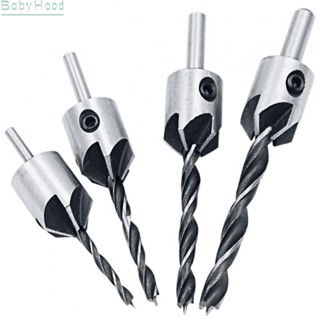 【Big Discounts】Countersink Drill Bit Set Hole Drill Woodworking Chamfer Bit Set Reaming Drill#BBHOOD