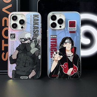 เคสโทรศัพท์ซิลิโคน TPU ใส แบบนิ่ม ลายการ์ตูนนารูโตะ กันกระแทก สําหรับ iPhone 13 12 11 14 PRO MAX