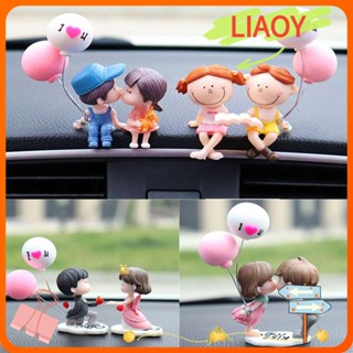 LIAOY รูปปั้นรถยนต์น่ารัก เครื่องประดับ สําหรับตกแต่งบ้าน ช่องแอร์รถยนต์