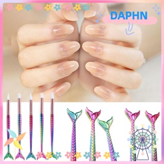 DAPHS แปรงปากกาแกะสลักกลิตเตอร์ 3D สําหรับตกแต่งเล็บ DIY