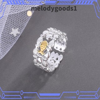 MELODYGOODS1 แหวนเปิด รูปปลาน่ารัก เรียบง่าย ปรับได้